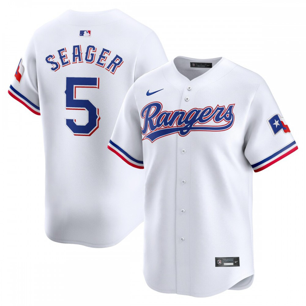 Corey Seager Texas Rangers Home Limited Player Jersey - White-Pro Kit Vault | Brand New 26/27 Sports Jerseys